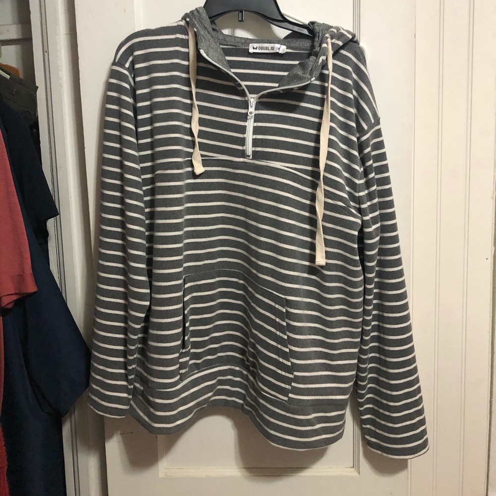 Half zip hoodie